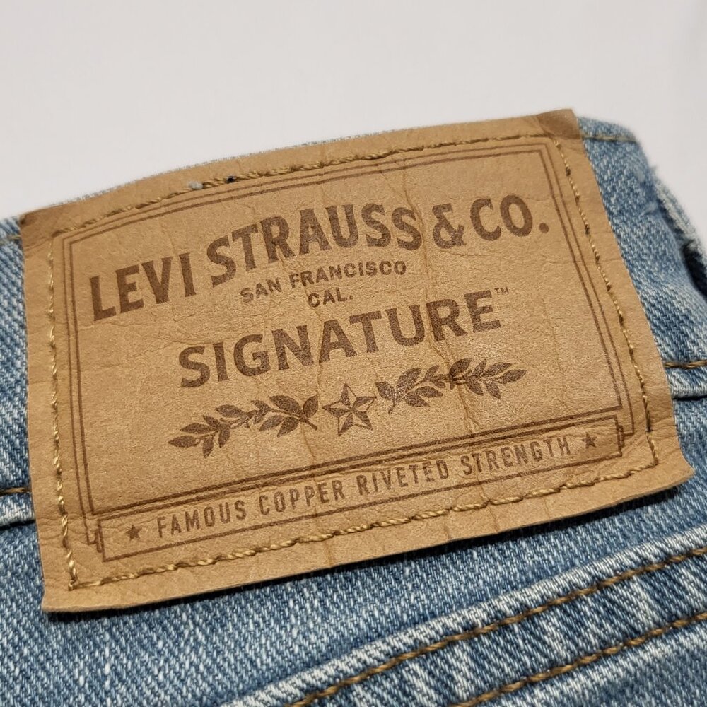 Levi Strauss Signature Jeans Mens Relaxed Fit 40X32 (Fit 42 X 32 ) Stretch - Picture 7 of 16